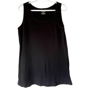 Lane Bryant Basic Black Tank Top Size 18/20